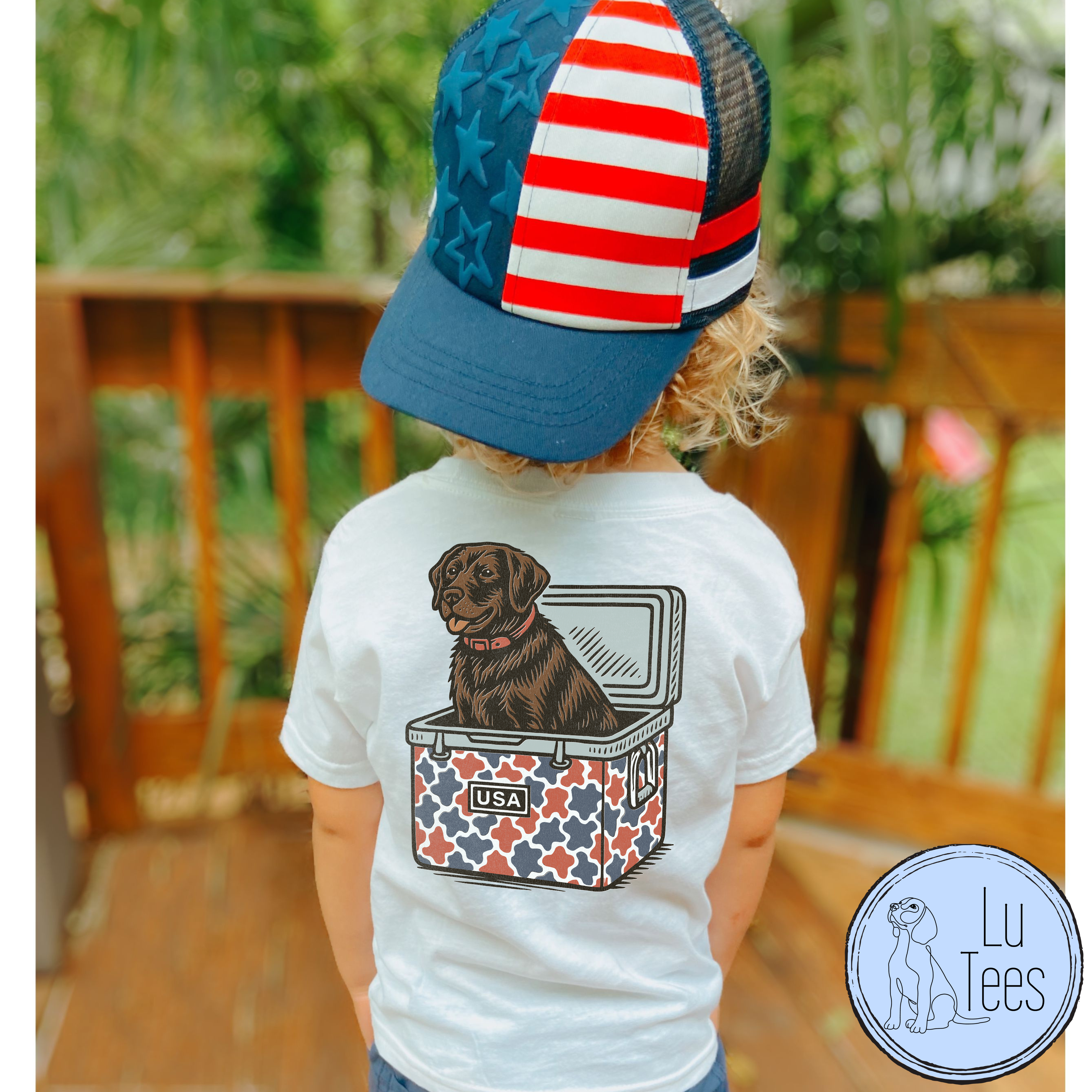 Patriotic Pup Cooler Tee
