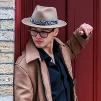 Casual Wool Felt Fedora Hat Lash