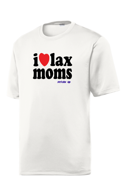 Lacrosse I Love Lax Mom/Dad Youth Tee - DT8000IHRTLAX