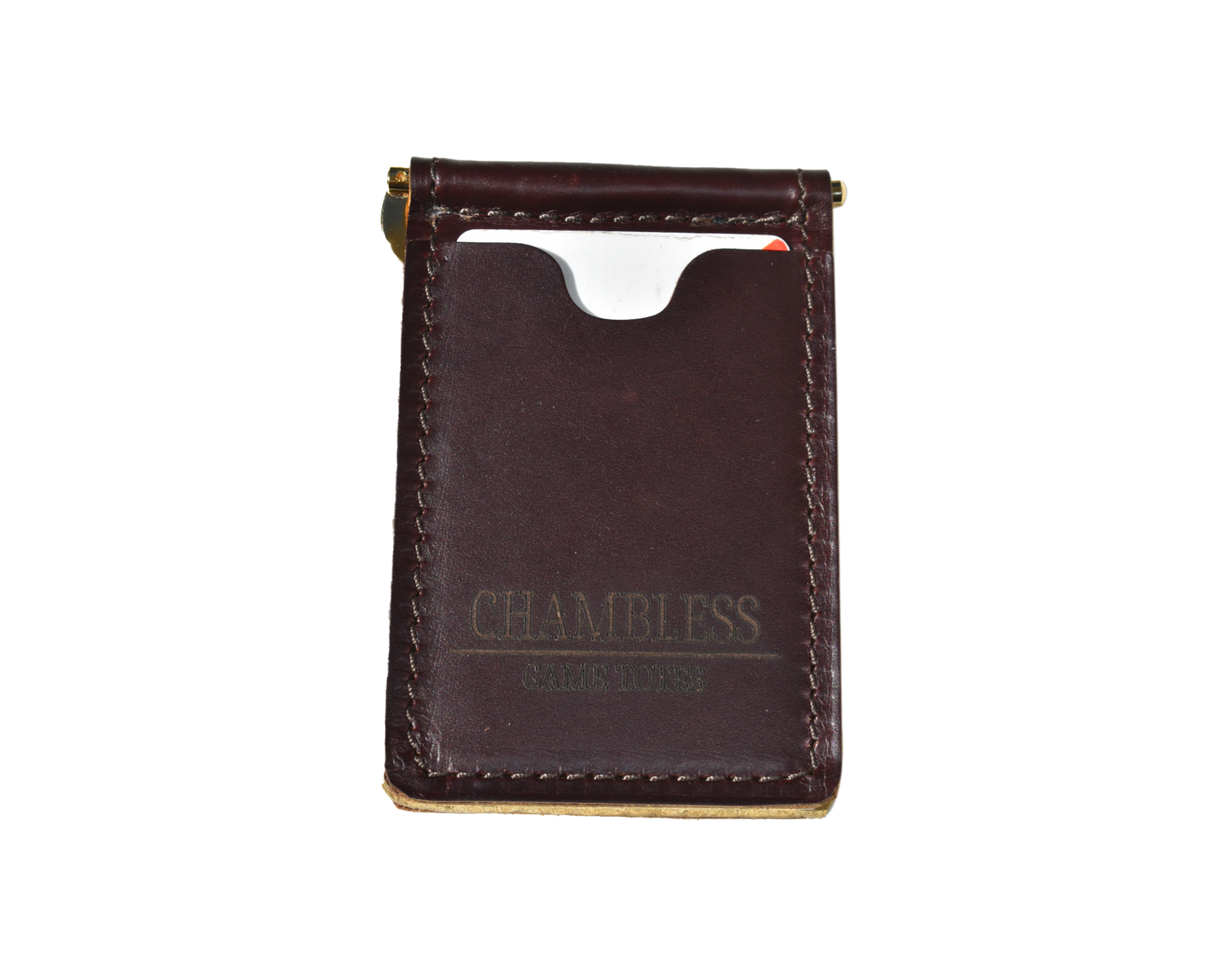 Leather Money Clip and Cardholder