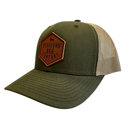 Leather Patch Trucker Hat