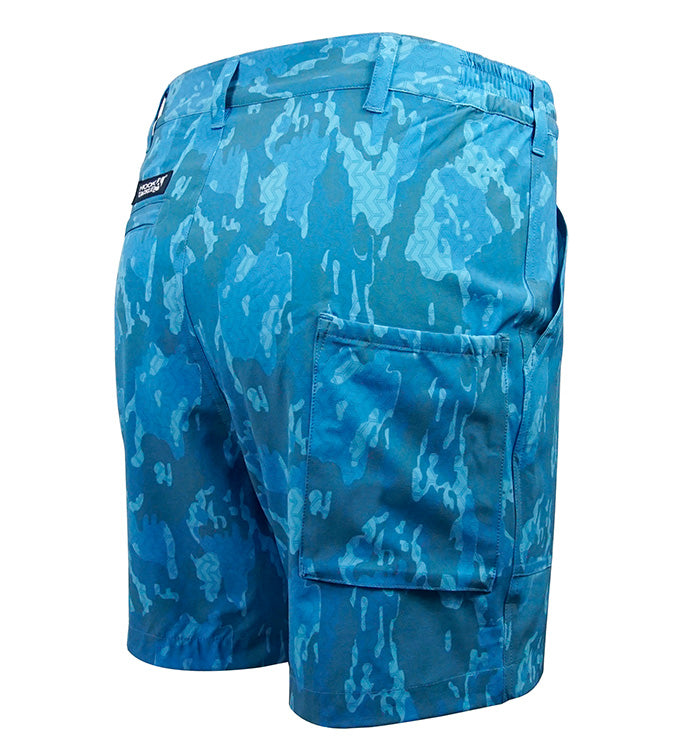 Men's Geo Camo Beer Can Lightweight Stretch Short