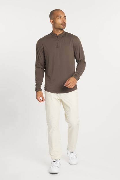 Catalyst Polo L/S | Mantra Collar | Woods