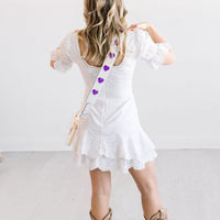 Crystal Heart Purse Strap