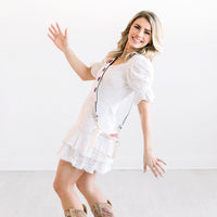 Crystal Heart Purse Strap