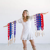 Crystal Heart Purse Strap