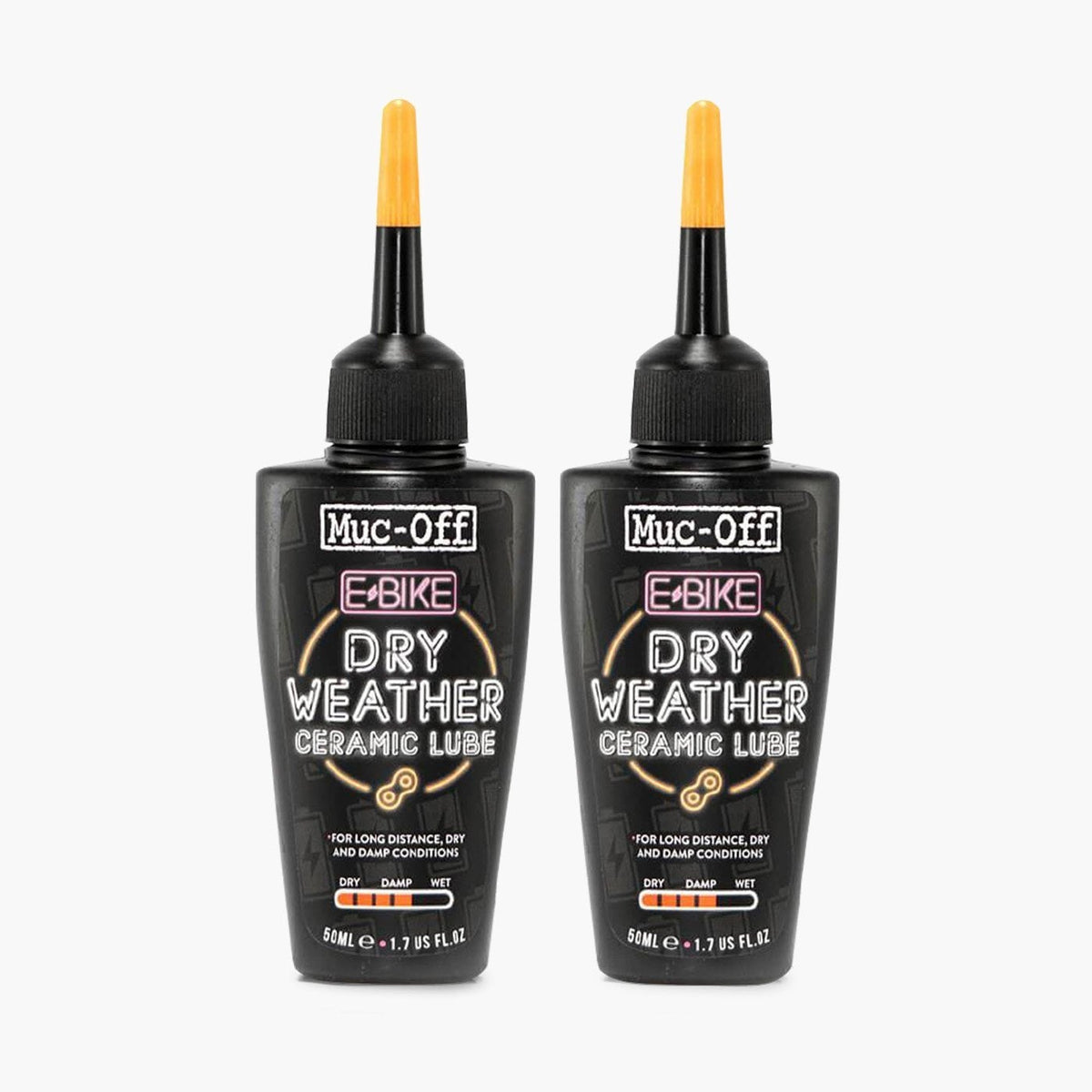 2 x eBike Dry Chain Lube - 1.7 fl Oz