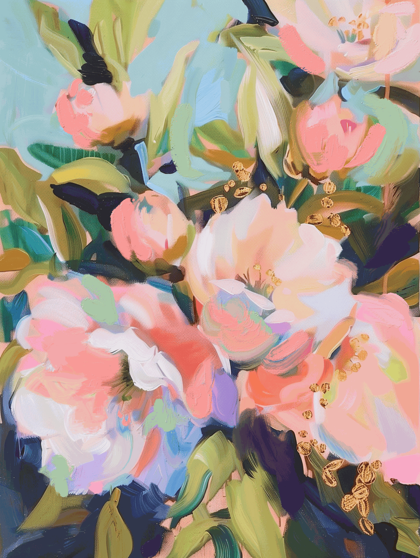 Magic in the Garden Art Print – Enchanting & Serene Wall Decor