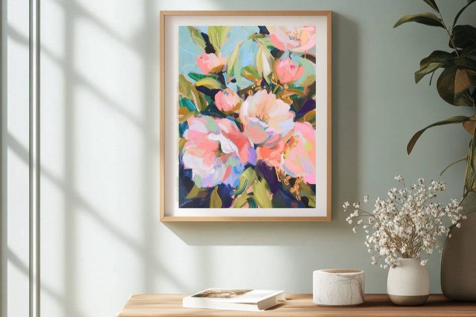 Magic in the Garden Art Print – Enchanting & Serene Wall Decor
