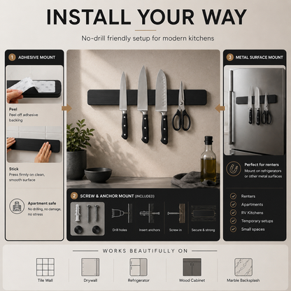 Magnetic Knife and Tool Holder