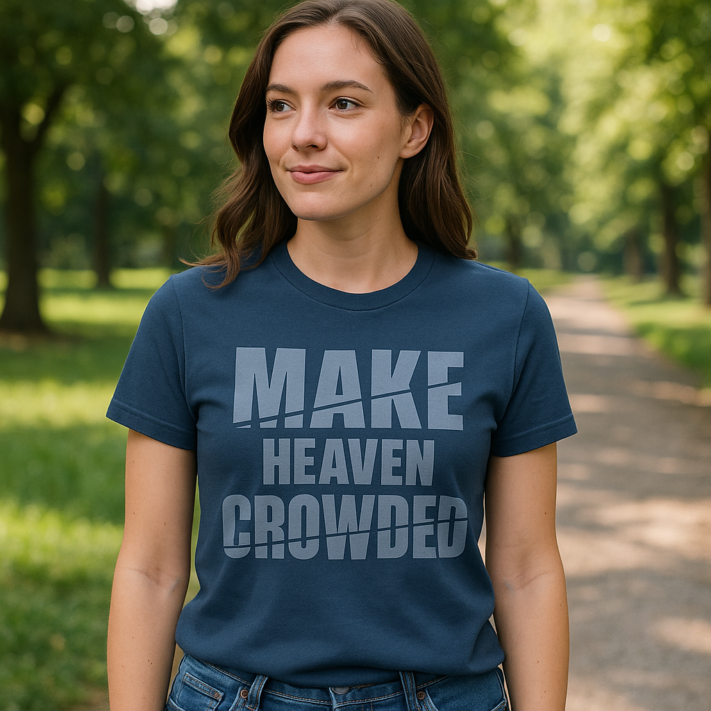 Make Heaven Crowded Shirt – Inspirational Christian T-Shirt