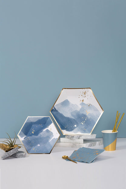 Malibu - Coastal Blue Small Party Plates