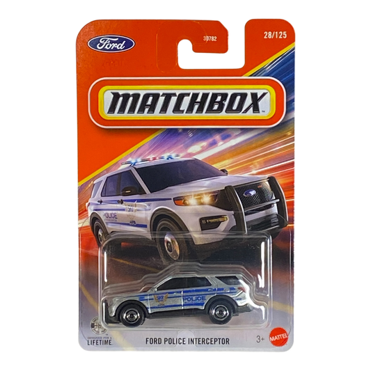 Matchbox Ford Police Interceptor | 2026 Matchbox Series 28/125