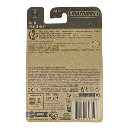 Matchbox Garbage King | 2025 Matchbox Series 99/125