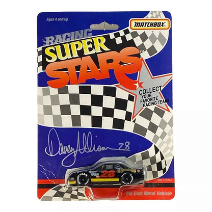 Matchbox Ford Thunderbird - Davey Allison #28 - Vintage 80's  Racing Super Stars