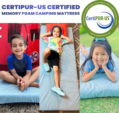 Home Bed Comfort with the Matrix Air-Cell Memory Foam Camping Mattress
