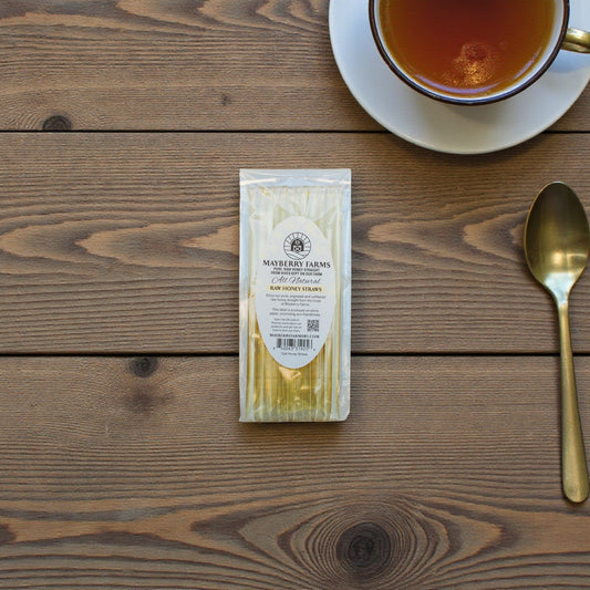 Pack of 12 Raw Honey Straws | Local Wisconsin Honey