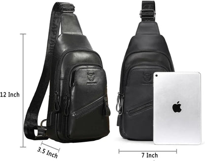 Men’s Leather Sling Bag – Modern Everyday Carry