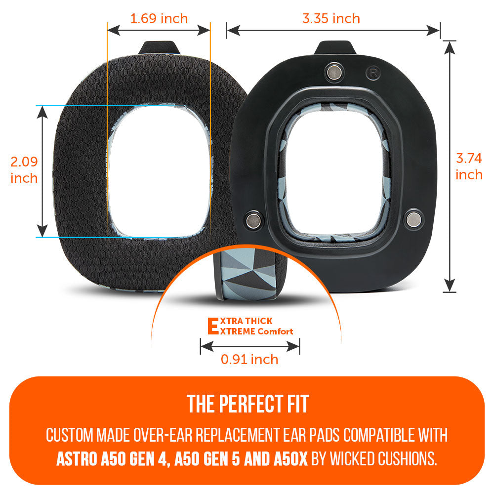 Astro A50 Gen 4, Gen 5 and A50X Earpads - WC FreeZe Cooling Gel
