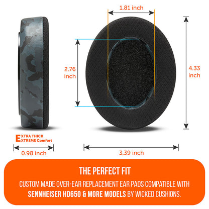 Sennheiser HD6XX & HD600 Gel Earpads - WC FreeZe HD