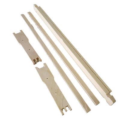 Medium 6 1/4 Inch Langstroth Frame, Wedged Top / Split Bottom with Holes