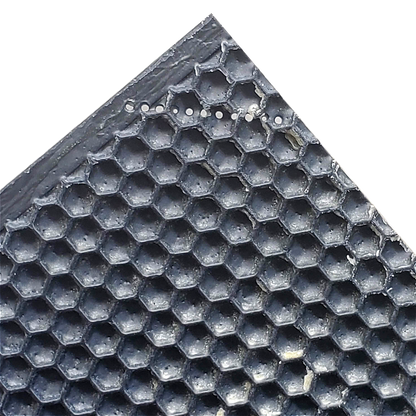 Medium, Black Plastic Foundation with Double Beeswax