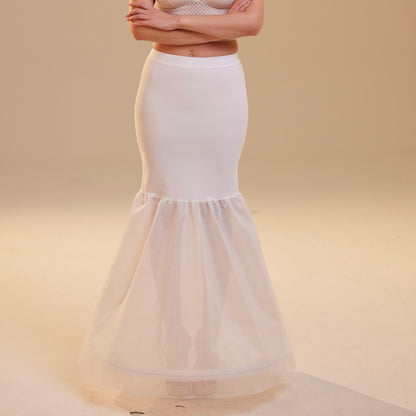 Mermaid Petticoat  with  Corsage Skirt  ,Wedding Dress Underskirt for Enhanced Shape