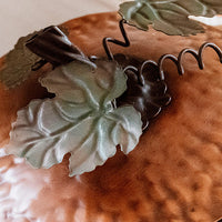 Indoor/Outdoor Metal Pumpkin with Lid