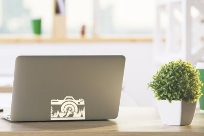 Mountain Camera Vinyl Decal | 99
