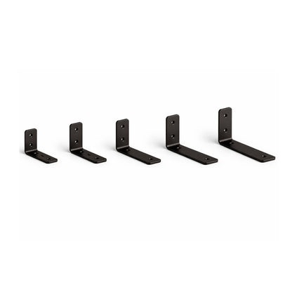 Kingsley DIY Home Wall Shelf Brackets | Heavy Duty 4" to 12" Wall Shelves