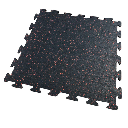 NEW Hammer Clad 18mm (3/4" Nominal) Premium Rubber Floor Tiles and Gym Tile Flooring Interlock