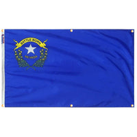 Nevada Flag with Grommets Along the Edges for Wall Hanging