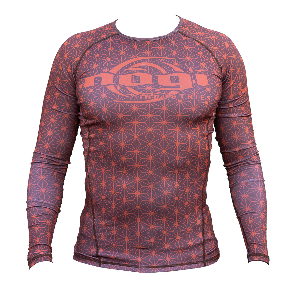 Spectral Long Sleeve Rank Rashguard - Brown (LS)