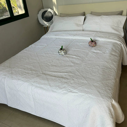 American-Style Large Cotton Quilting Embroidery Foreign Trade Bedspread