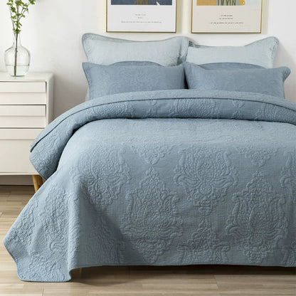 American-Style Large Cotton Quilting Embroidery Foreign Trade Bedspread