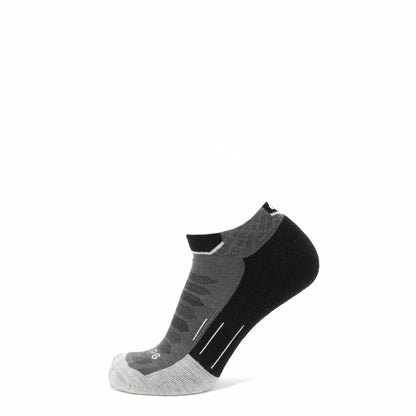 3 Pack Obsidian - Run Ankle Midweight Merino Wool Sock