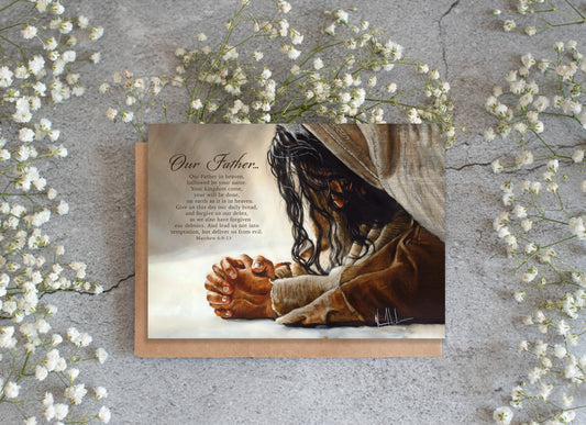 'Our Father....' Greeting Card