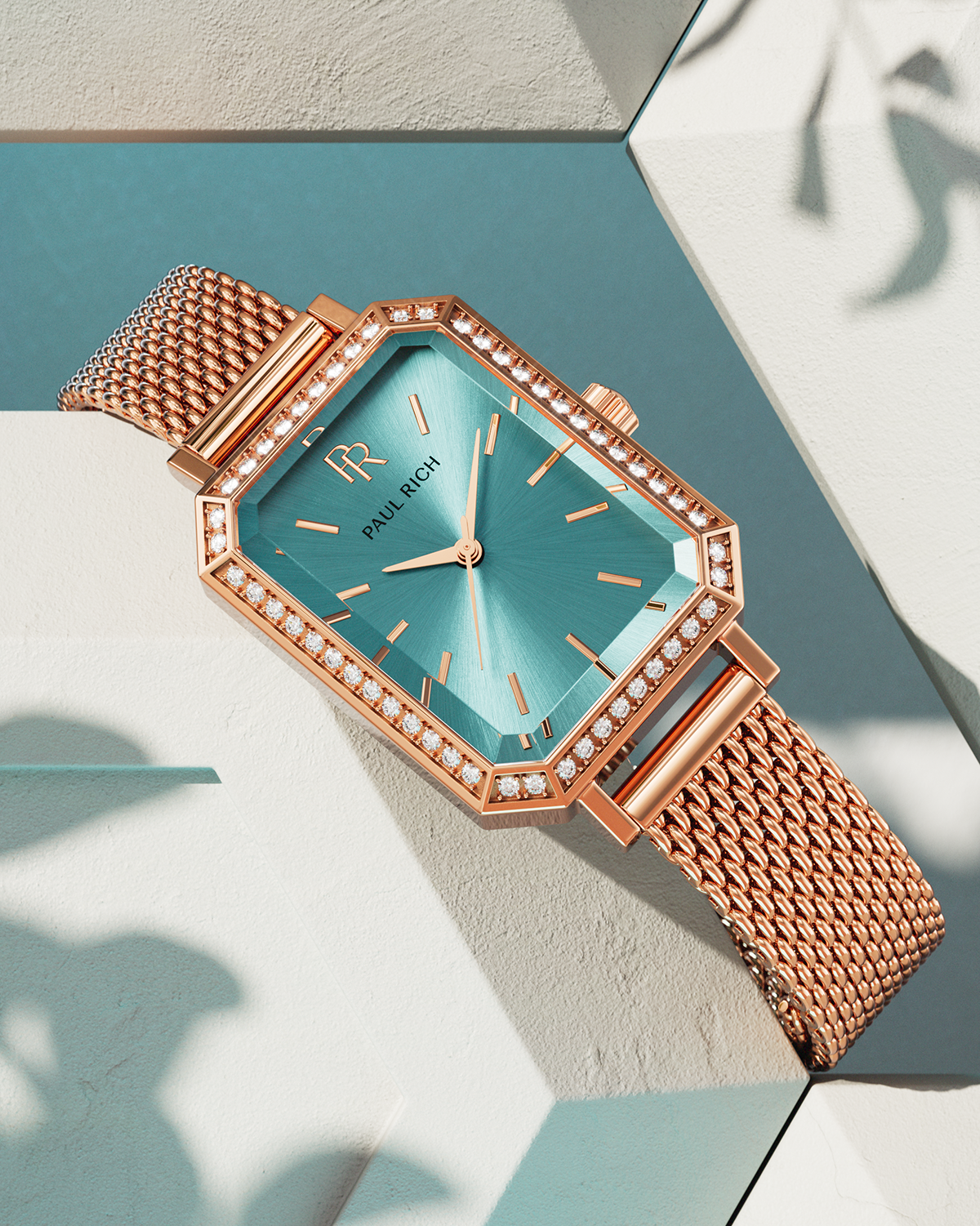 Icon - Rose Gold Turqoise