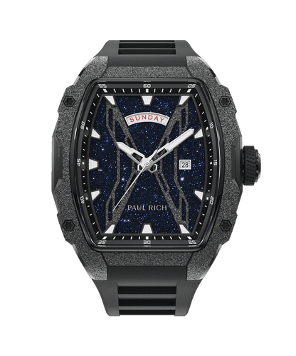Astro Day & Date Galaxy Black