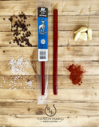 Elk Jerky Stick — Peppered
