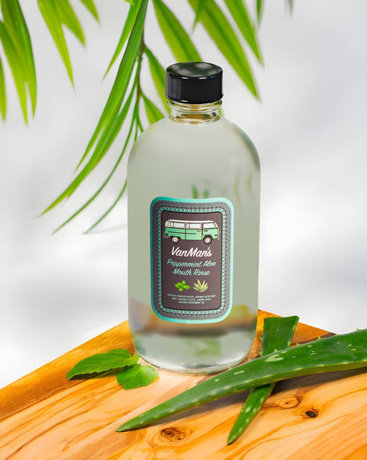 VanMan's Peppermint Aloe Mouth Rinse - 8 oz