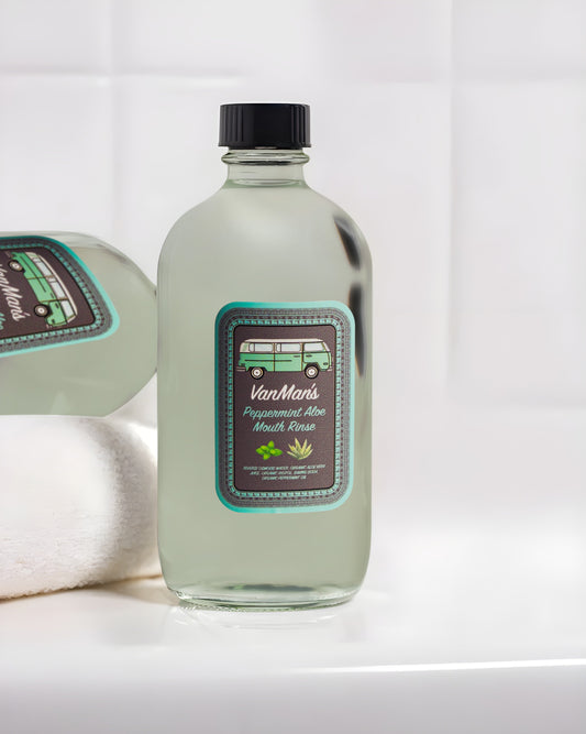 VanMan's Peppermint Aloe Mouth Rinse - 8 oz