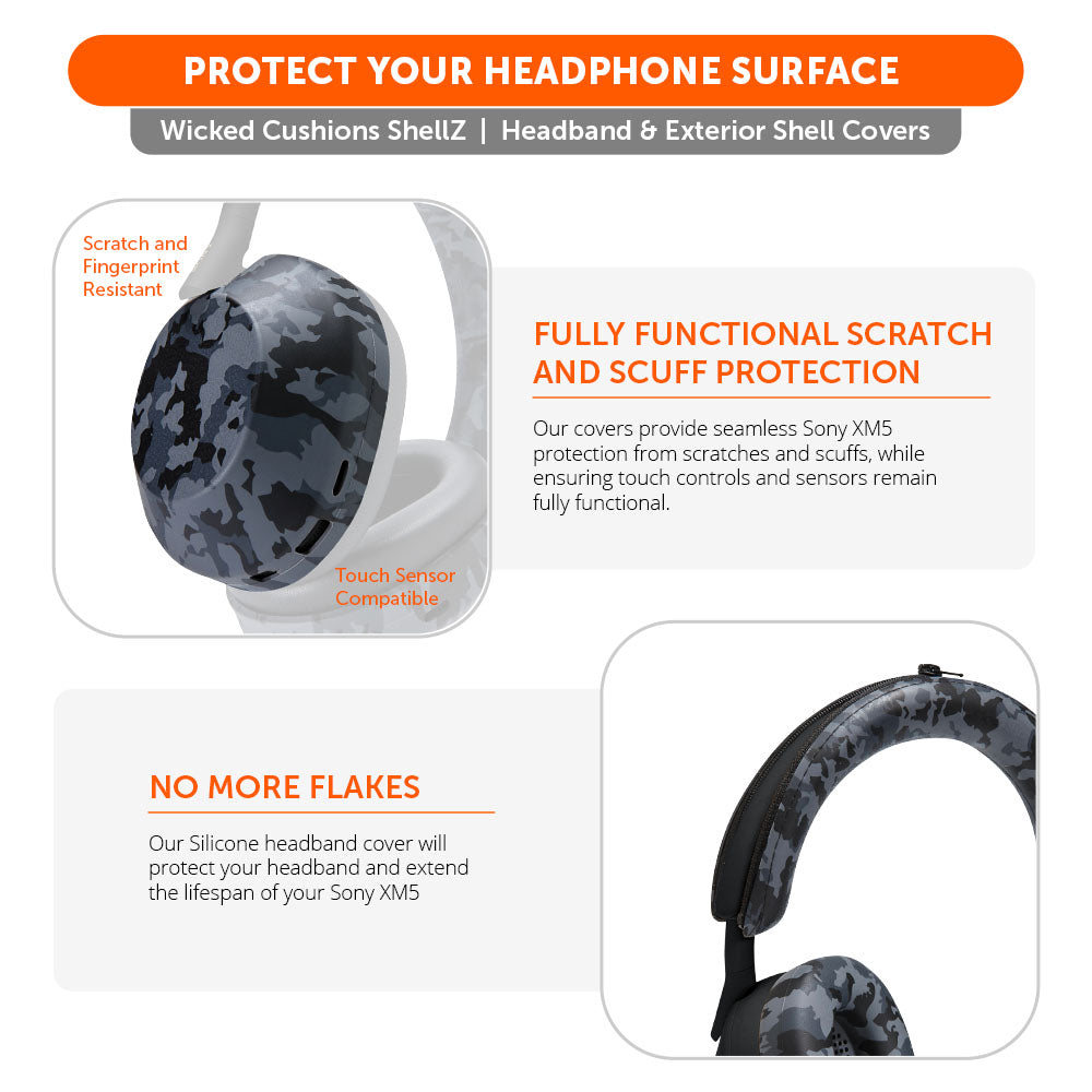 Sony XM5 Protective Shell Cover - WC ShellZ XM5