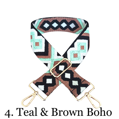 The Sailor | Zippered Crossbody Bag (Black) - Pick Your Strap