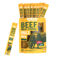 Plain Beef Meat Sticks - 100% Grass-Fed & Finished