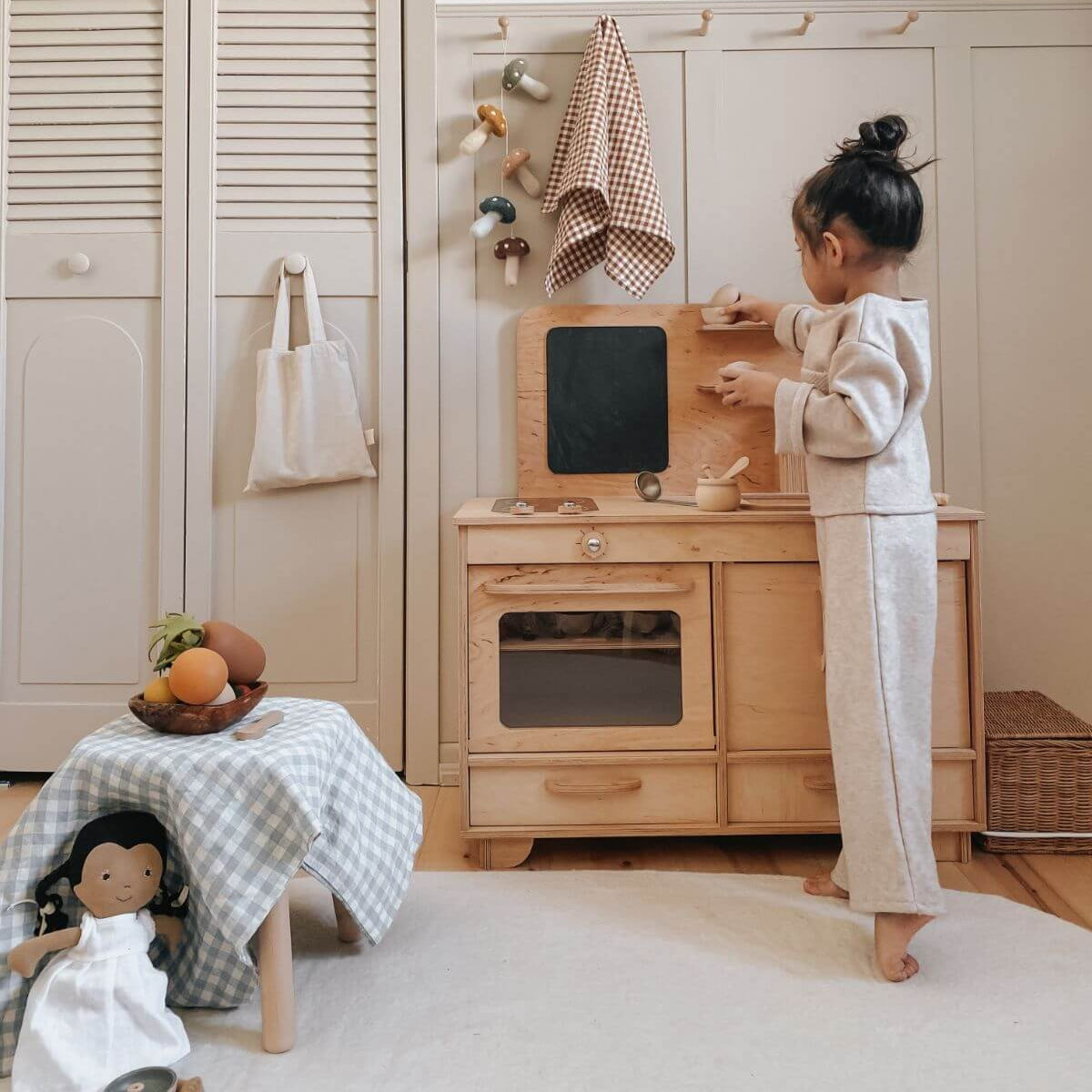 Wooden Play Kitchen