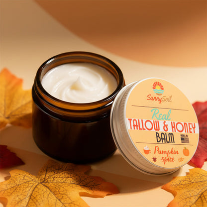 Pumpkin Spice Tallow & Honey Balm (2oz)
