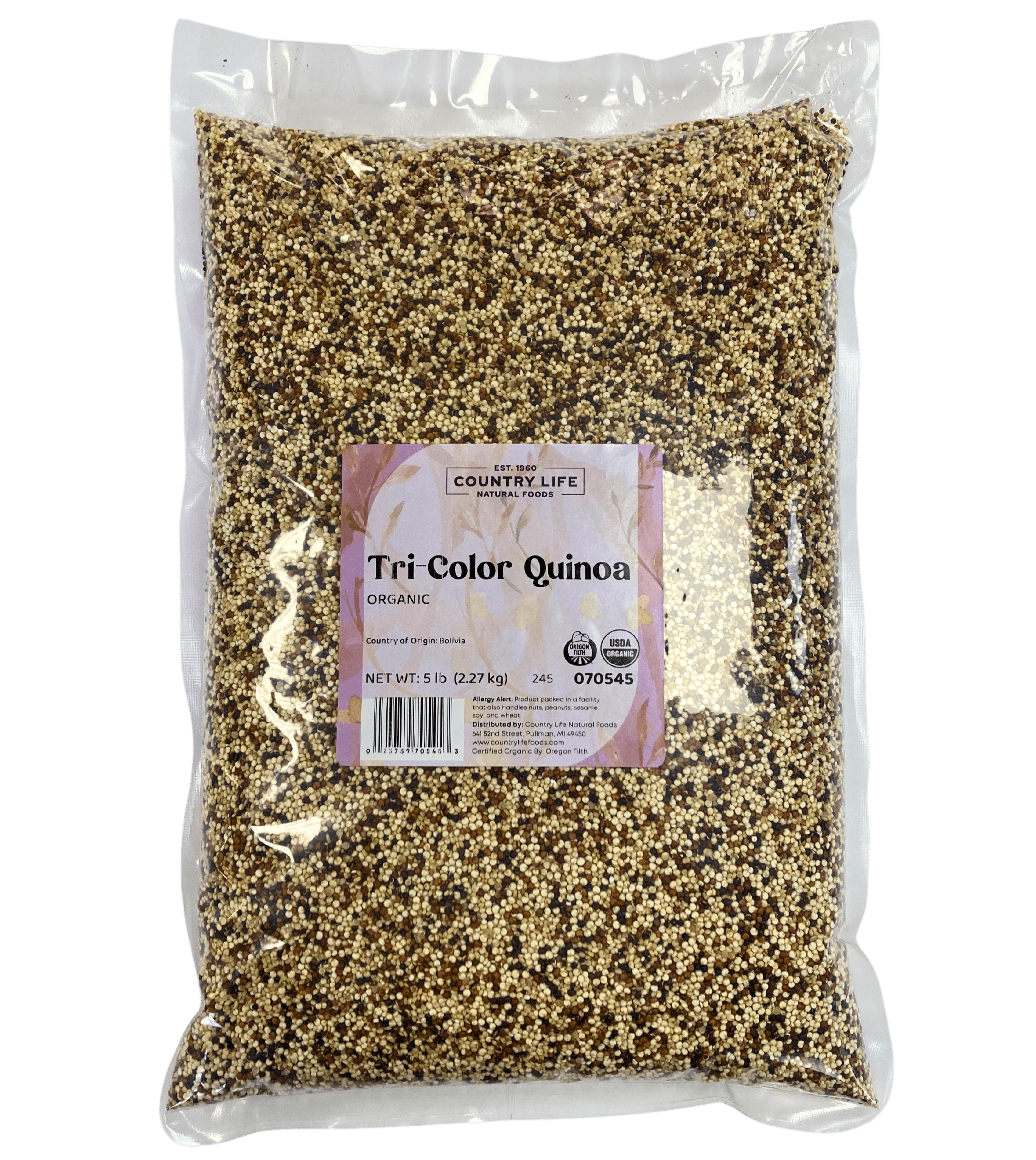 Quinoa, Tri-Color, Organic