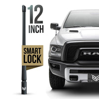 SMARTLOCK™ SHORT FLEXIBLE ANTENNA FOR DODGE RAM 12 INCH (NEW!)