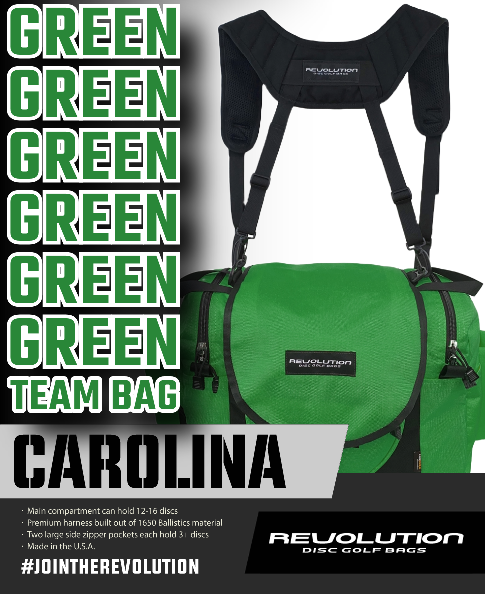 Revolution Carolina Team V3 Disc Golf Bag - Forest